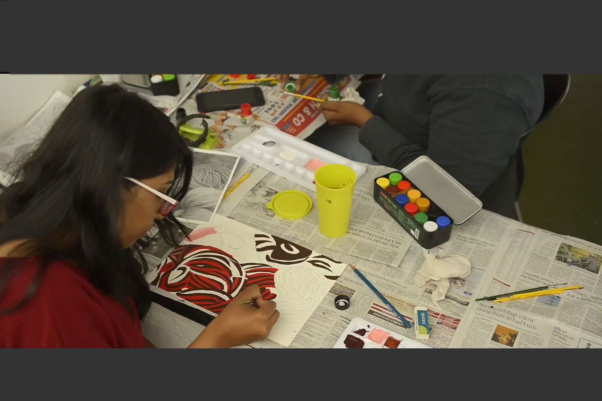 Workshop on Colour by Dr. Margaret Thomas & Dr Swapna Sathish